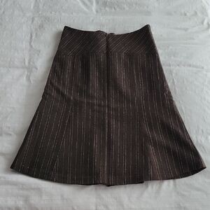 RW&CO Brown Wool Skirt